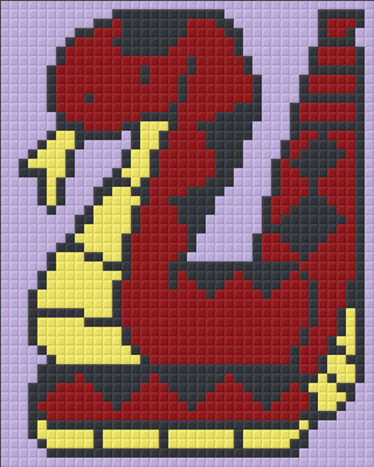 The Snake One [1] Baseplate PixelHobby Mini-mosaic Art Kit